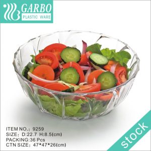 Garbo Large Capacity Salat Plastikschüssel für Gemüseplatzierung