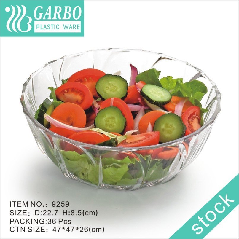 Garbo Plasticware Square-shape Plastic Bowl for Salad and Fruit