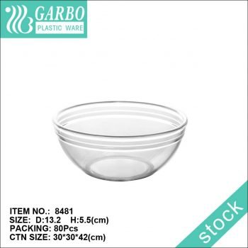 Пластиковая тарелка для салата среднего размера из пластика для домашнего ресторана с использованием