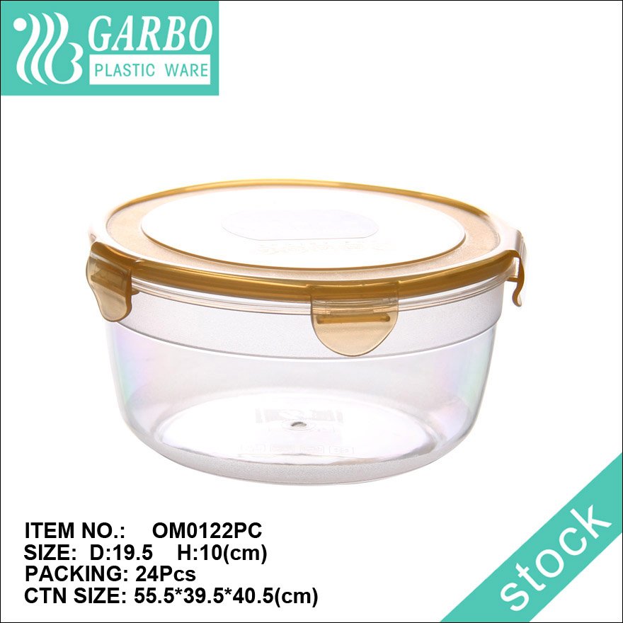 850ml Food grade PC plastic food container with a smart lid