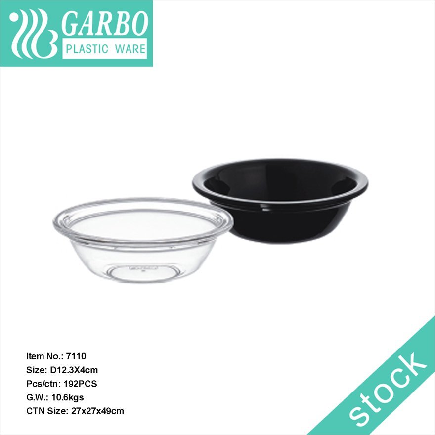 Middle-size Plastic Salad Bowl Plasticware for Home Restaurant Using