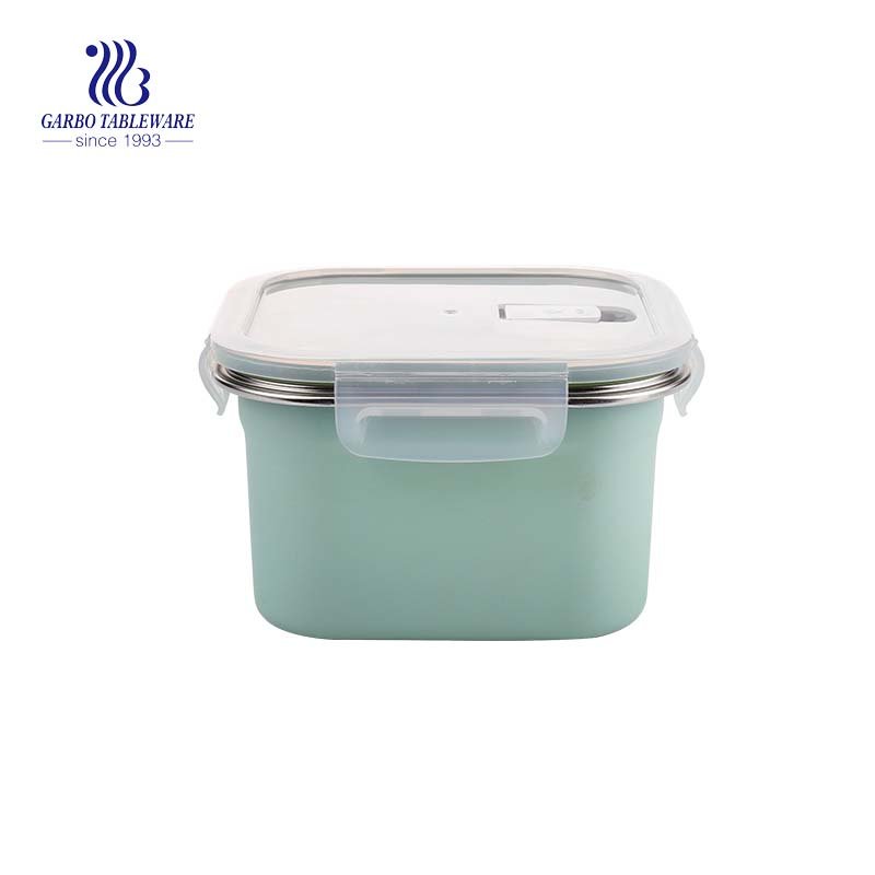 300ml 304 stainless steel bento lunch box with airtight PP lid