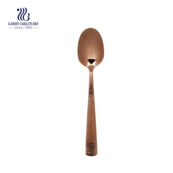 Ion plating stainless steel spoon flatware for home and restaurant