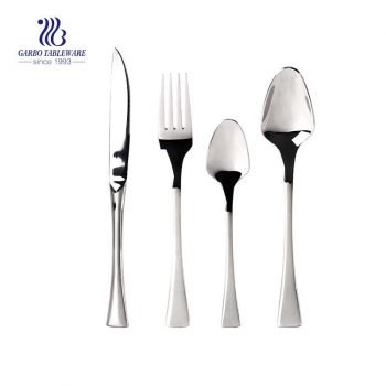 Matt Polished Flatware Set 4 Pieces for Serving Tableware Cutlery