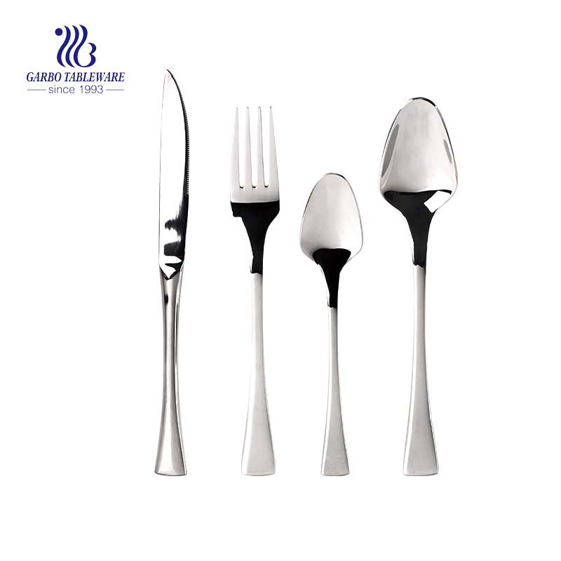 Luxury 4-Piece 18/10 Stainless Steel Cutlery Set Para sa Hotel Home Serving Utensil Set