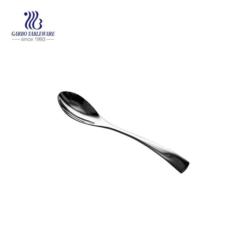 Plating spoon stainless steel soup dessert spoon for home restaurant