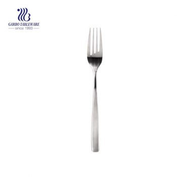 Polished silver color flatware stainless steel dinner fork