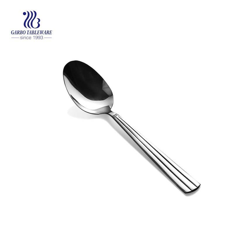 Silver ice cream dessert spoon stainless steel espresso spoon dishwasher safe