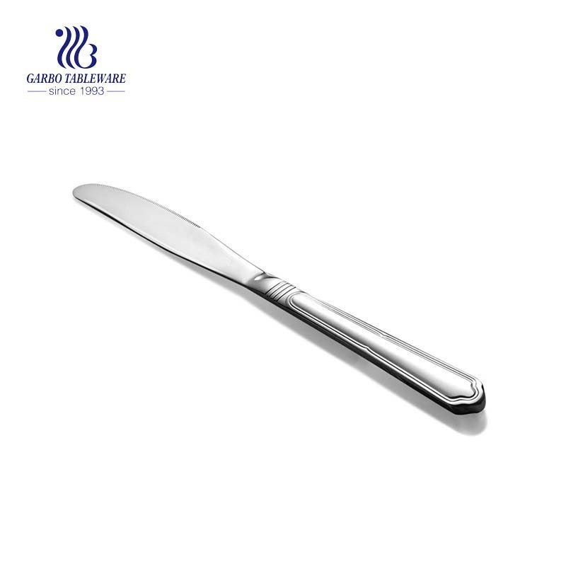 Good Quality Stainless Steel Knife Electroplating Cutlery Knife Gold plating