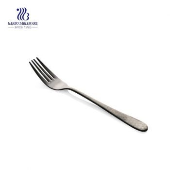 Electroplated dinner fork stainless steel flatware