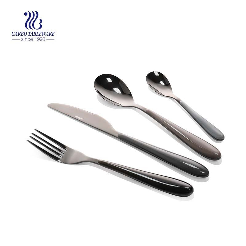 Gold Cutlery Set Dishwasher Safe Reusable Flatware Set With Decorative Handle