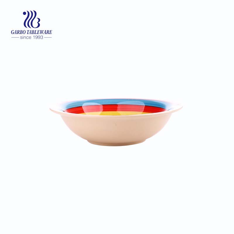 Decorative modern style hand made hand painted ramen salad rice cereal bowl with good price