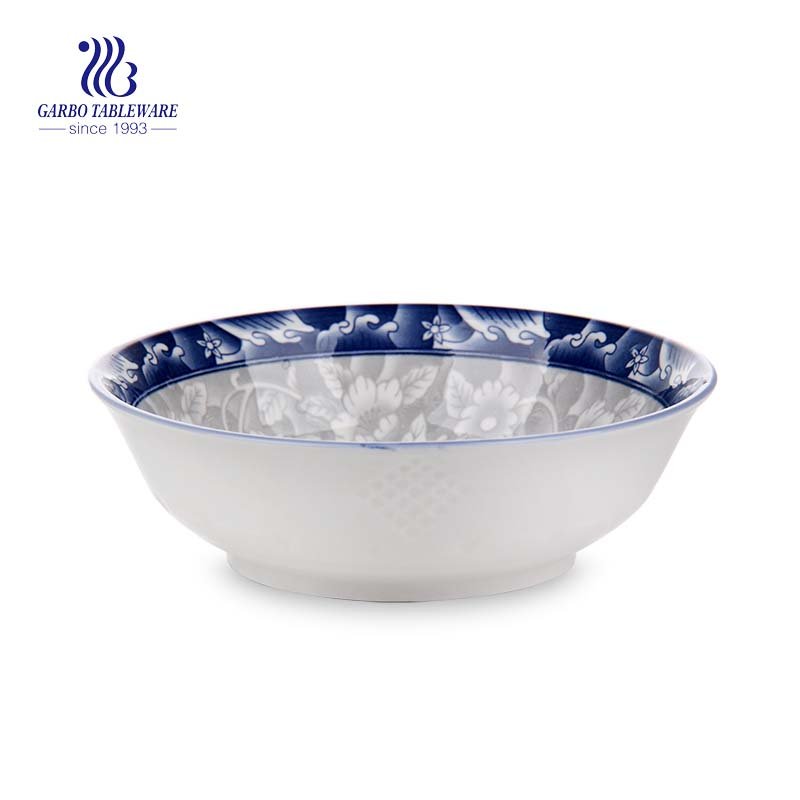 Round flower pattern wholesale microwave safe high quality ceramic bowl with good price