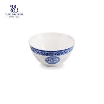 280ml Cheap small round hand made cereal rice soup vintage porcelain ceramic bowl tableware