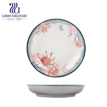 Customized 7.09”/ 180mm Ceramic Plate for Dinner Ceramic Tableware