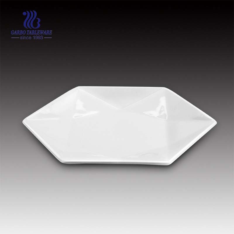 High Quality Ceramic Deep Plate without decal 8.98”/ 228mm for Home Usage