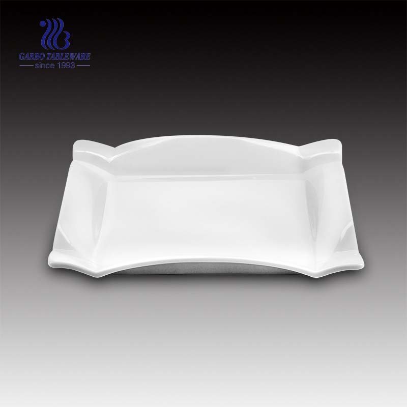 Assiette creuse en céramique de haute qualité sans décalcomanie 8.98 "/ 228 mm pour un usage domestique