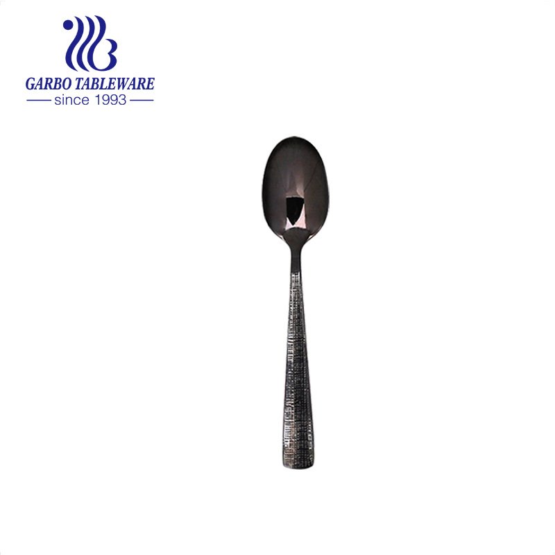 wholesale high quality cutlery stainless steel flatware tea spoon with ceramic handle