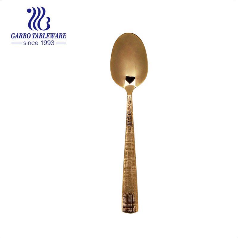 Promotion fan shape cheap metal Stainless Steel cutlery dinner soup Spoon