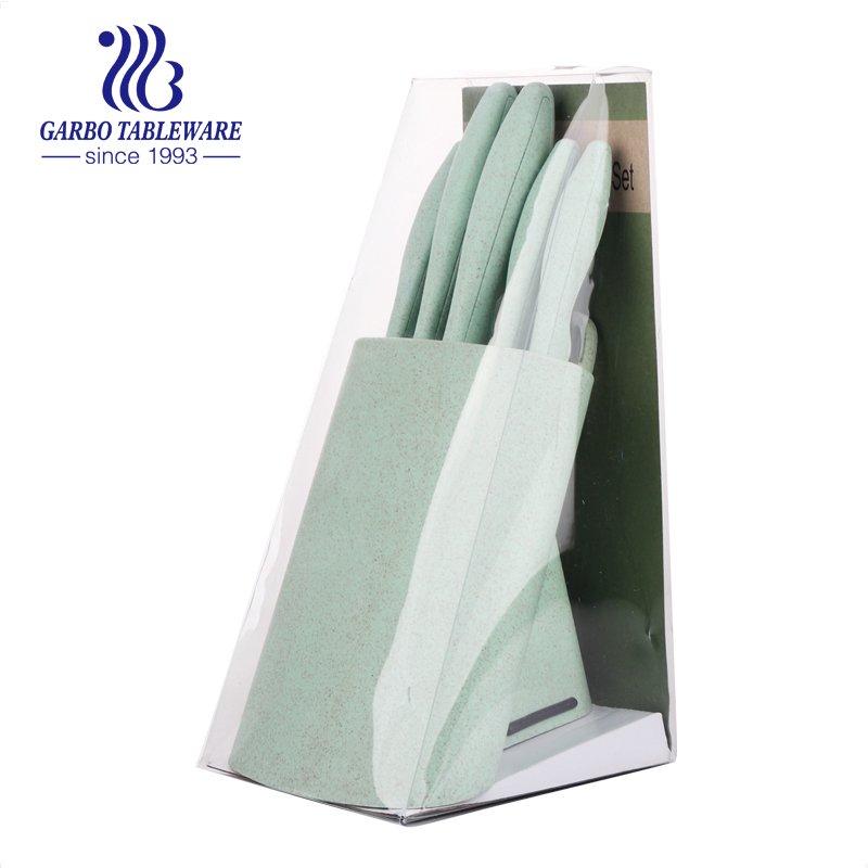 Juego de cuchillos de cocina de calidad superior de venta caliente de Alibaba en acero inoxidable Juego de cuchillos de cocina de 5 piezas - Comprar juego de cuchillos de cocina Chef