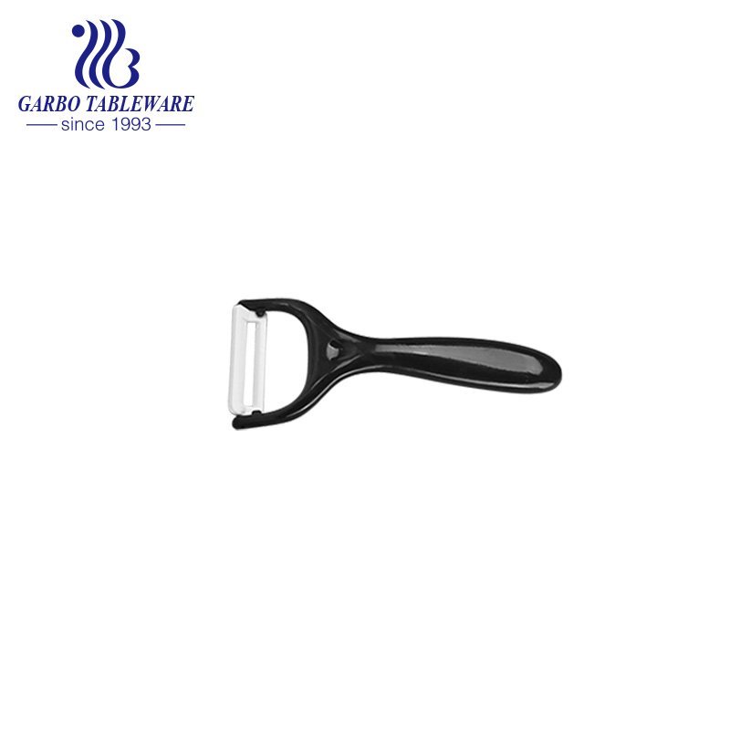 Stainless Steel Classical Vegetable Peeler with non slip silicone handle and a swivel blade