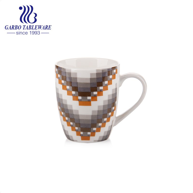 Taza de cerámica con estampado de gato azul lindo con funda de silicona taza de porcelana de 400 ml con asa y tapa