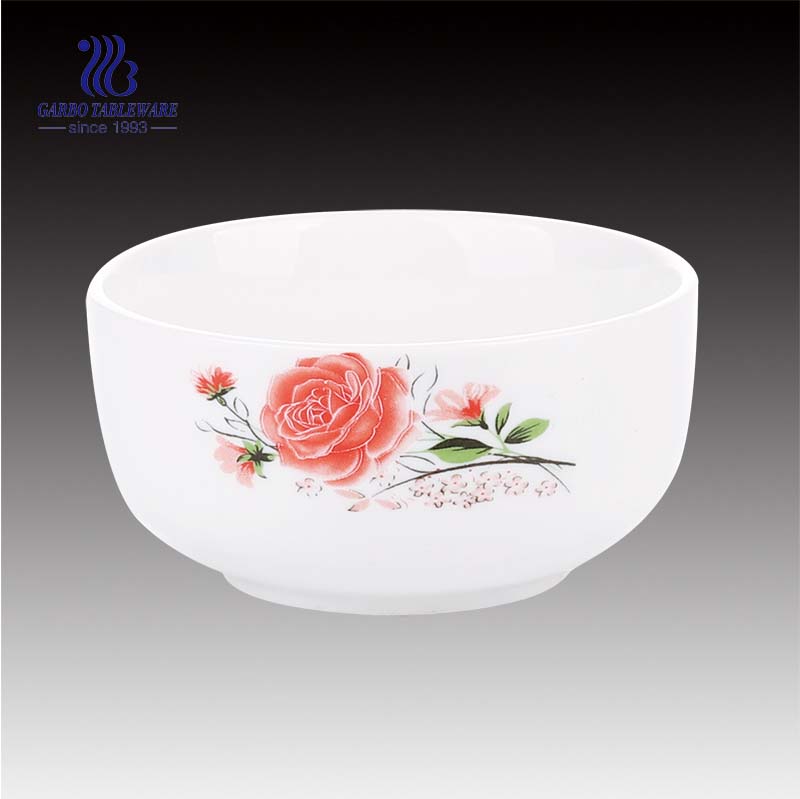 Best selling style 8inch round shape big size soup bowl with customizable decal