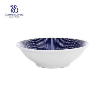 Classic underglazed color noodle bowl with factory price