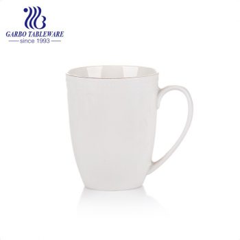 Mr and Mrs.couple decal printing ceramic porcelain mug clear high white 300ml cup with handle