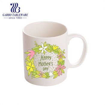 Happy mothers day printing ceramic porcelain drinking mug water cup for gift and daily use drinks mug bone china cup