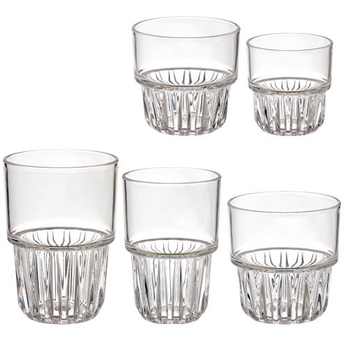 promotion 50ml polycarbonate whiskey shot glass cup with thick bottom