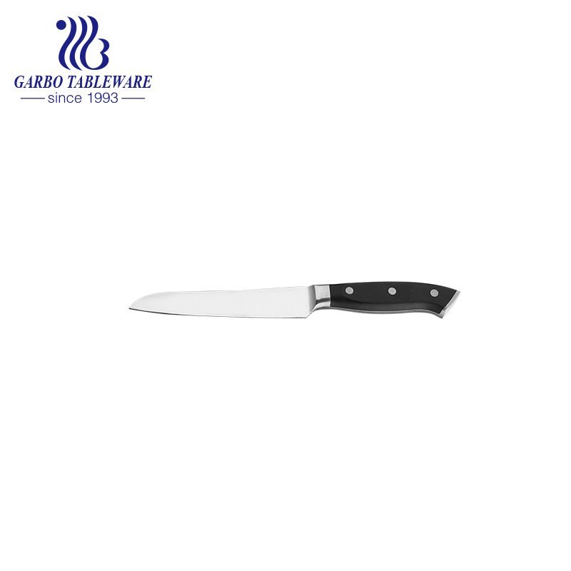 مجموعة سكاكين رئيسية رائعة عالية الجودة عالية الجودة احترافية عالية الجودة البولندية 420 مجموعة سكاكين مطبخ من الفولاذ المقاوم للصدأ مع مقبض ABS