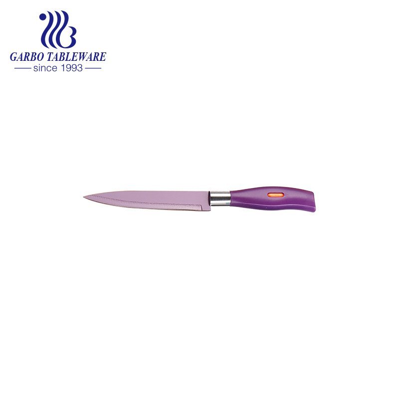 Acessórios de Peller de qualidade superior personalizado antiaderente e ecologicamente corretos da China 6PCS 420 Conjunto de faca de cozinha de material