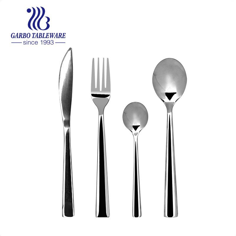 Best Selling 304 Stainless Steel Flatware Hotel Serving Set with 5PCS Utensils