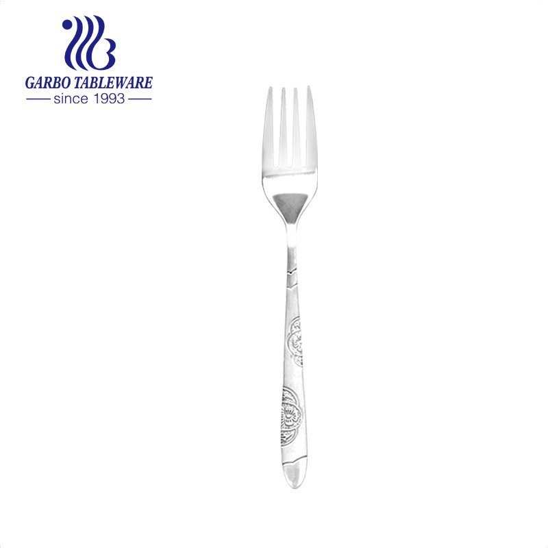 Black elegant PVD dinner forks multipurpose use stainless steel flatware for kitchen restaurant