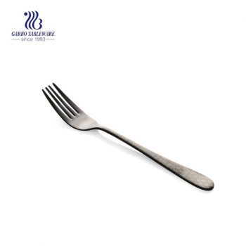 أدوات مائدة طعام من الفولاذ المقاوم للصدأ شوكة عشاء مطلية بالكهرباء للمطعم والمنزل المستخدم