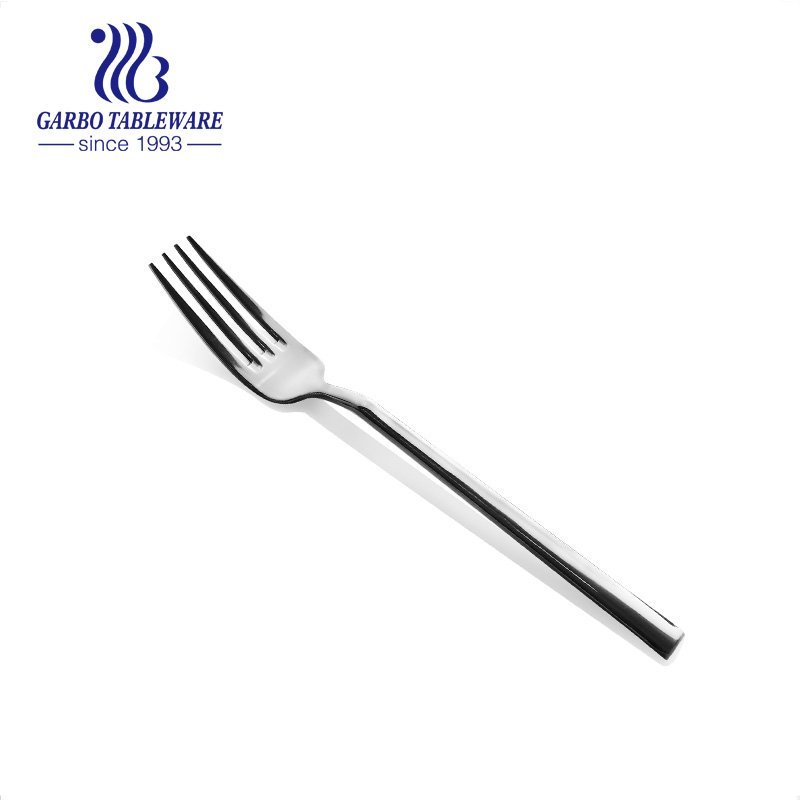 Gold-plating flatware highly polished stainless steel dinner fork gold tableware for reataurant and hotel