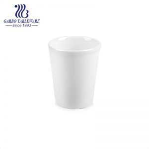 white porcelain cup can customized design logo
