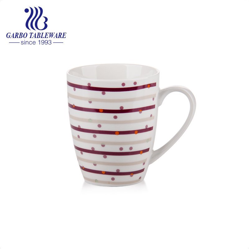 taza de porcelana esresso para bebidas taza de café de oficina taza para beber logotipo de impresión promocional regalo taza de cerámica 300 ml porcelana de magnesia dinksware