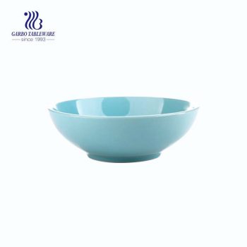 7.2” Round shape stoneware color-glazed noodle bowl for wholesale