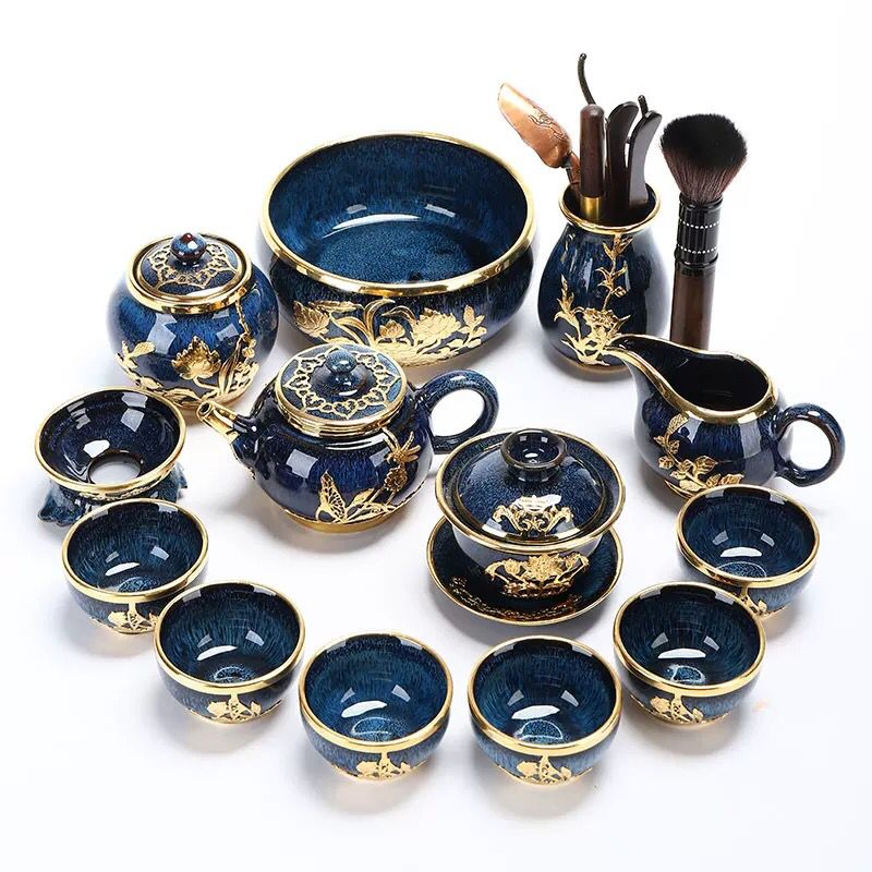 Conjunto popular de bebidas quentes de cerâmica para bebidas clássicas conjunto de bebidas de chá de porcelana da China.