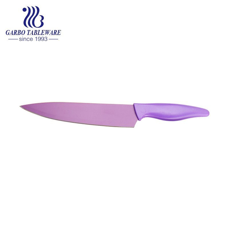 الصين مصنع بالجملة عالية الجودة سكين الخضار حزمة مخصصة 6 قطع حادة قطع حافة آمنة استخدام PP مقبض مجموعة سكاكين المطبخ