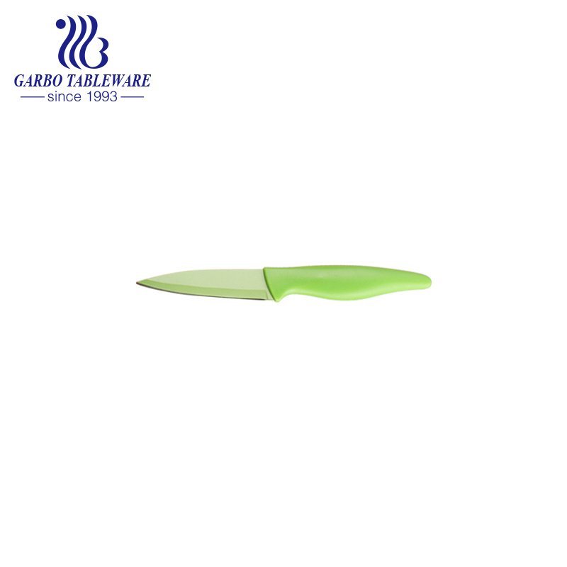 China Factory Wholesale Superior Quality Vegetable Knife Customized Package 6PCS Sharp Cutting Edge Safe Efficient Use PP Handle Kitchen Knife Set