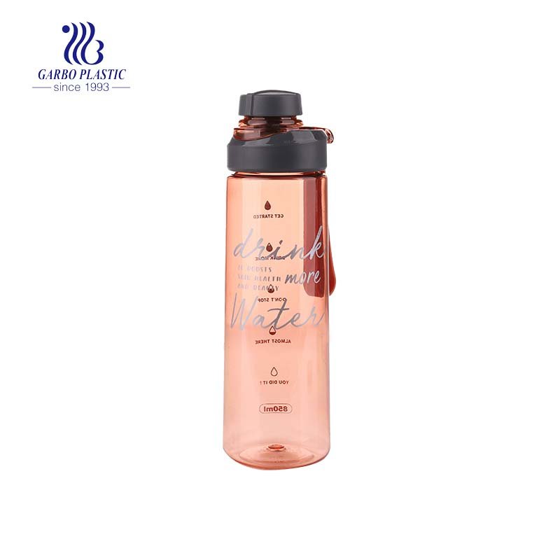 Pink sweet style glass water drinking bottle outdoor portable drinking bottle personalized custom logo
