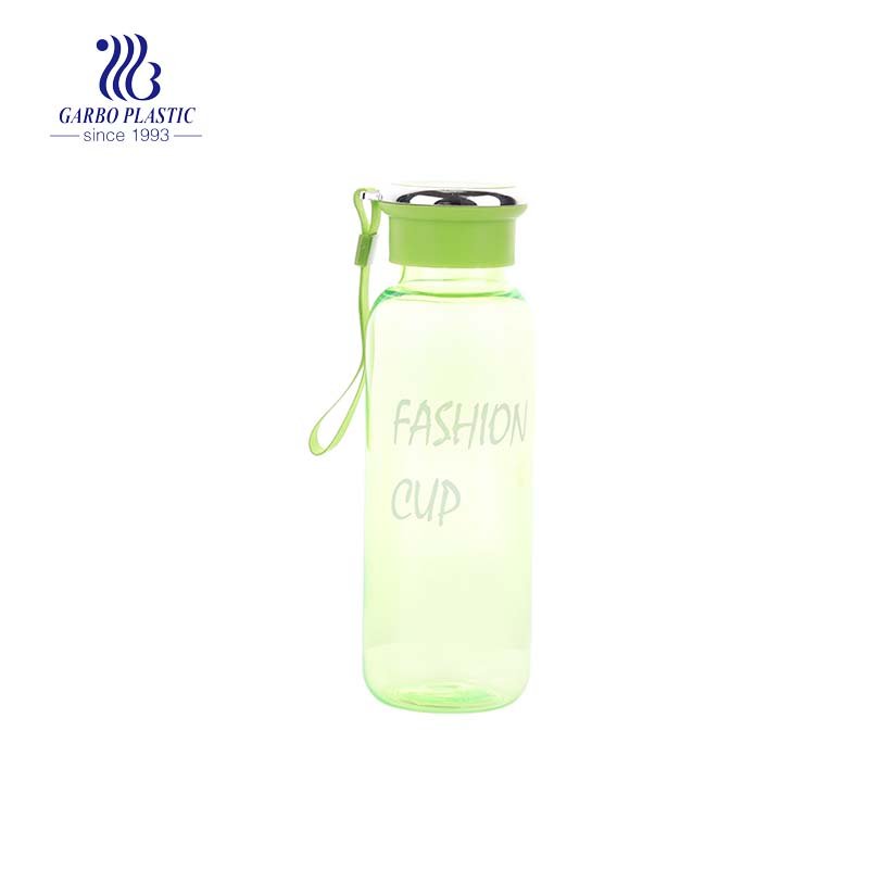 Pink sweet style glass water drinking bottle outdoor portable drinking bottle personalized custom logo