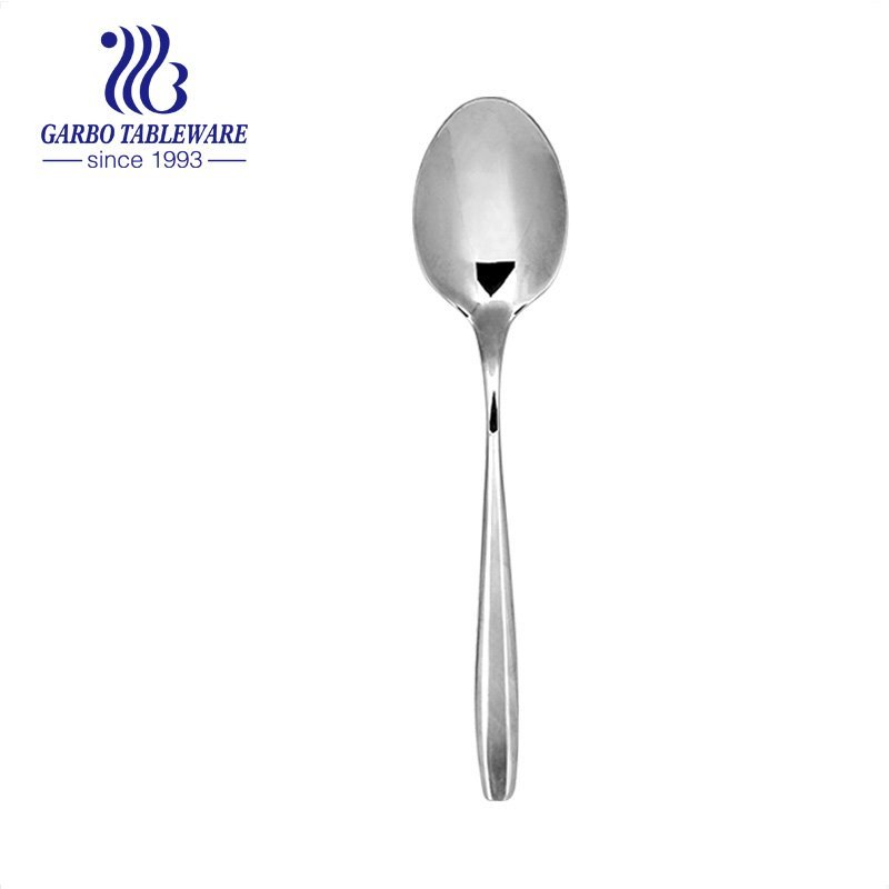 Children use high quality plastic handle 304 stainless steel fork spoon for kids