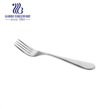 Cubiertos lisos pulidos tenedor de cena de alta calidad del acero inoxidable 18/8 de la comida para el restaurante
