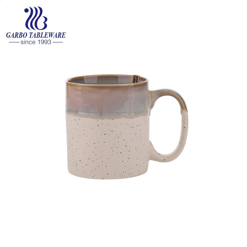 14oz printing ceramic porcelain water mug with fresh design Asia hot sale 400ml ceramic drinking ware cup for home