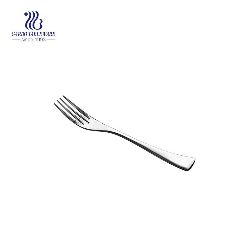 Food grade small children dinner flatware fork with PP handle wholesale stainless steel cake dessert fork