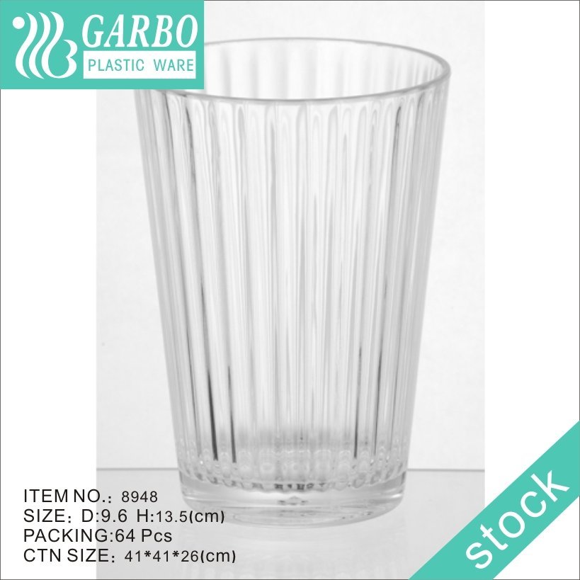 Nondisposable daily use classical Transparent 18oz Polycarbonate Tumbler